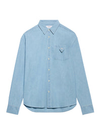 Celine Men Cotton Denim Shirt