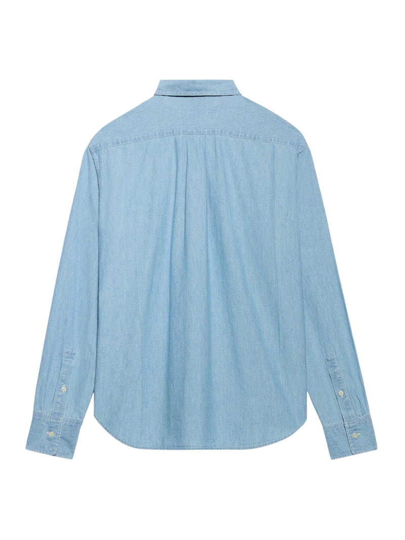 Celine Men Cotton Denim Shirt