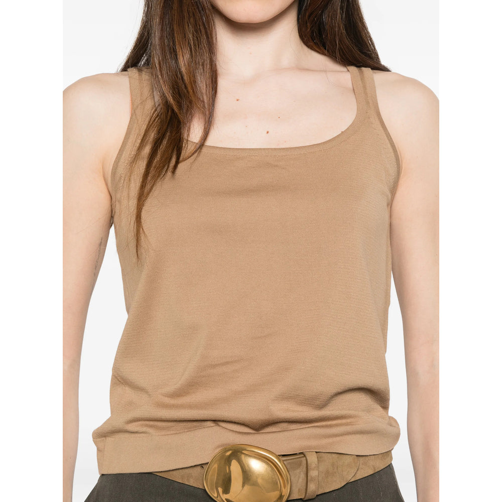 Max Mara Max Mara Neutrals Tops - Vests & Tank Tops Women
