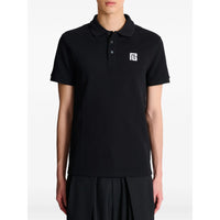 Balmain Black Polo Shirts Men