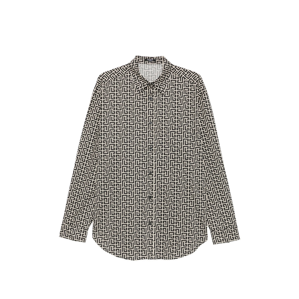 Balmain Balmain Black Shirts Men