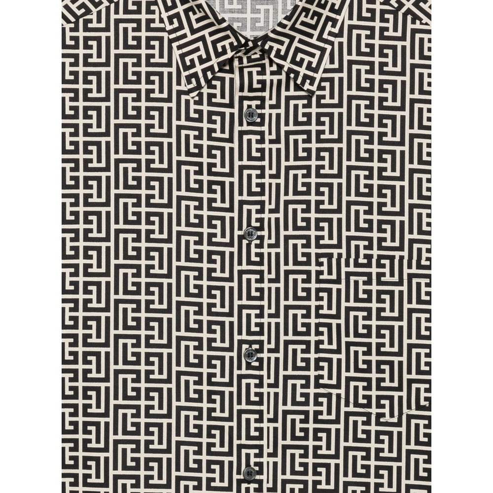 Balmain Balmain Black Shirts Men