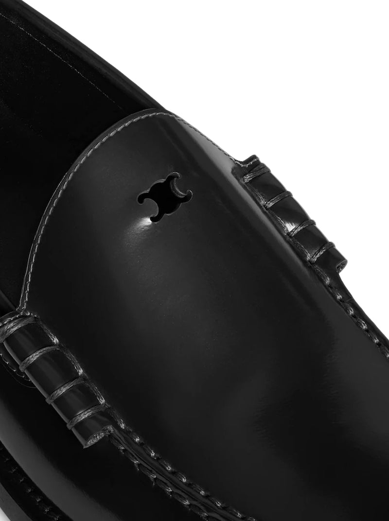 Celine Men Classic Glossy Leather Loafer