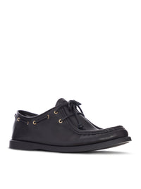 Celine Celine Men Derby Leather Loafer With Eyelets
