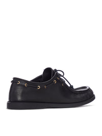 Celine Celine Men Derby Leather Loafer With Eyelets
