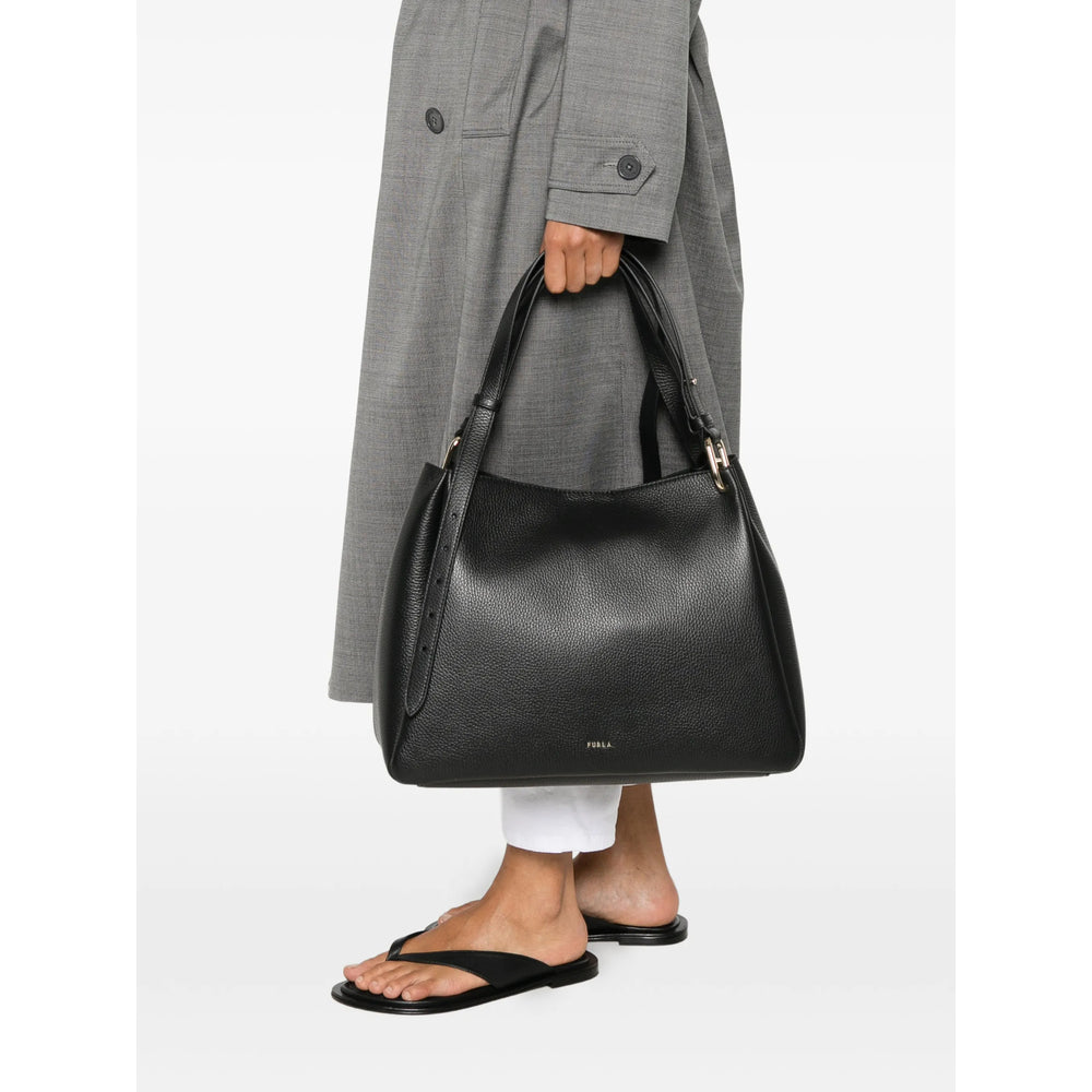 Furla Black Tote Bags Women