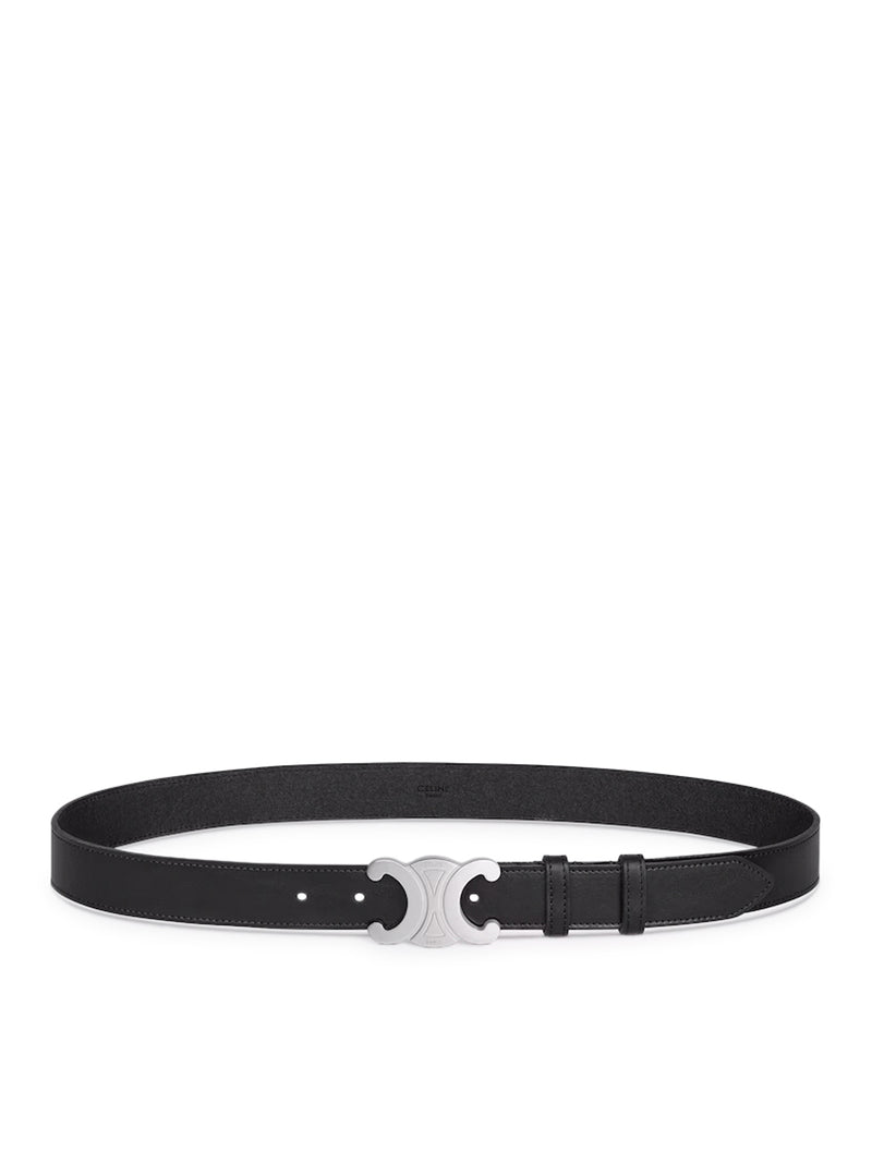 Celine Celine Men Triomphe Belt 30Mm In Vintage Calfskin