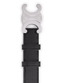 Celine Celine Men Triomphe Belt 30Mm In Vintage Calfskin