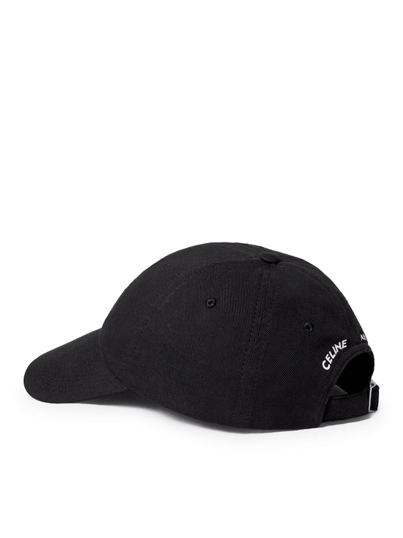 Celine Celine Men Lightweight Cotton Twill Richelieu Cap