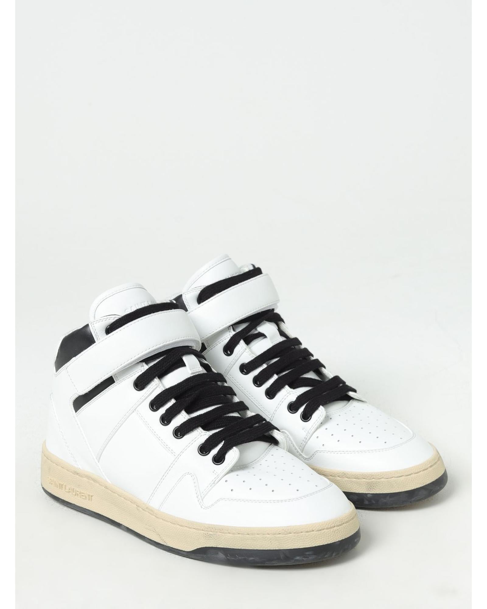 Saint Laurent SL10H HighTop Sneaker Men White