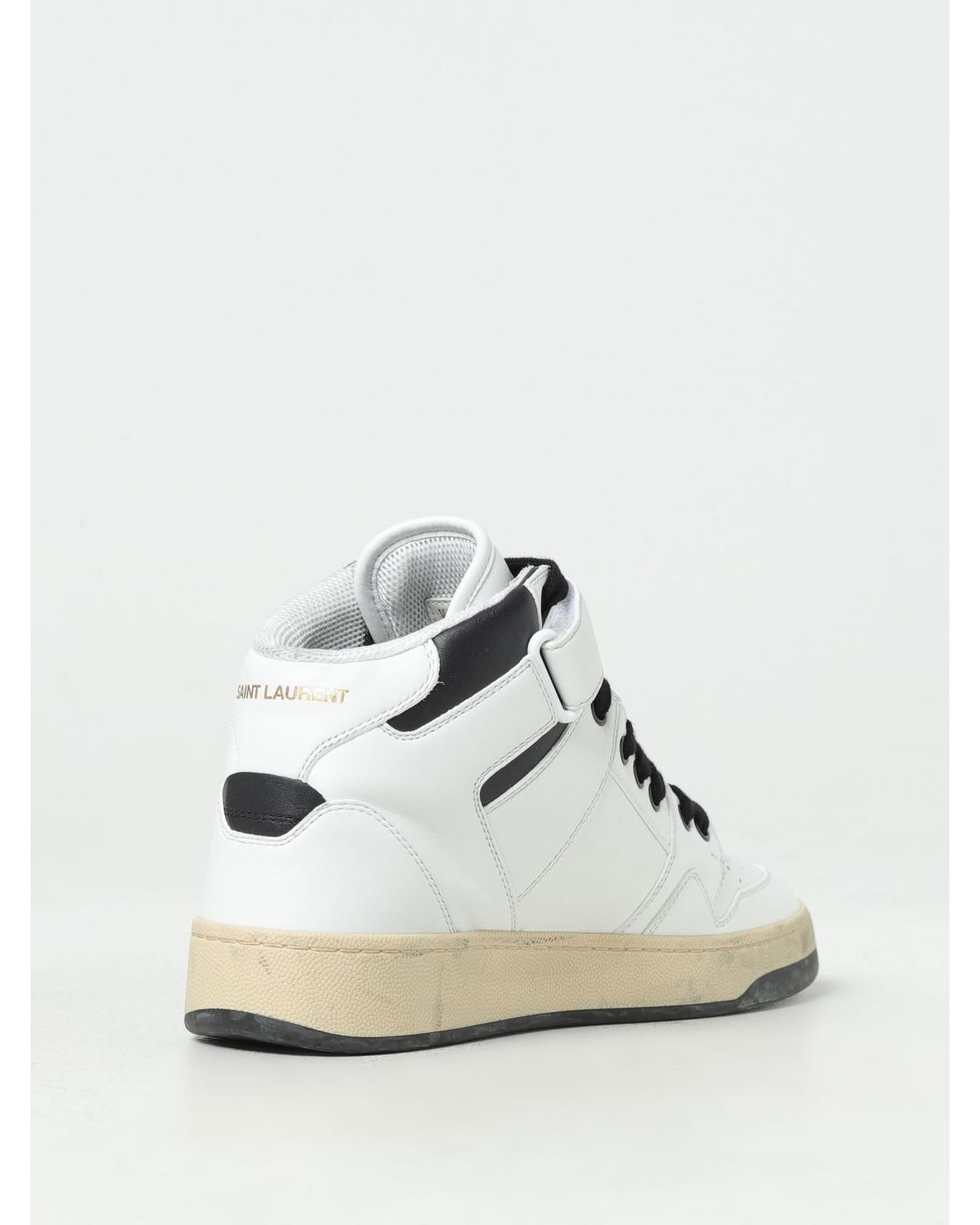 Saint Laurent SL10H HighTop Sneaker Men White