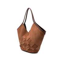 Hereu Brown Bucket Bags Women