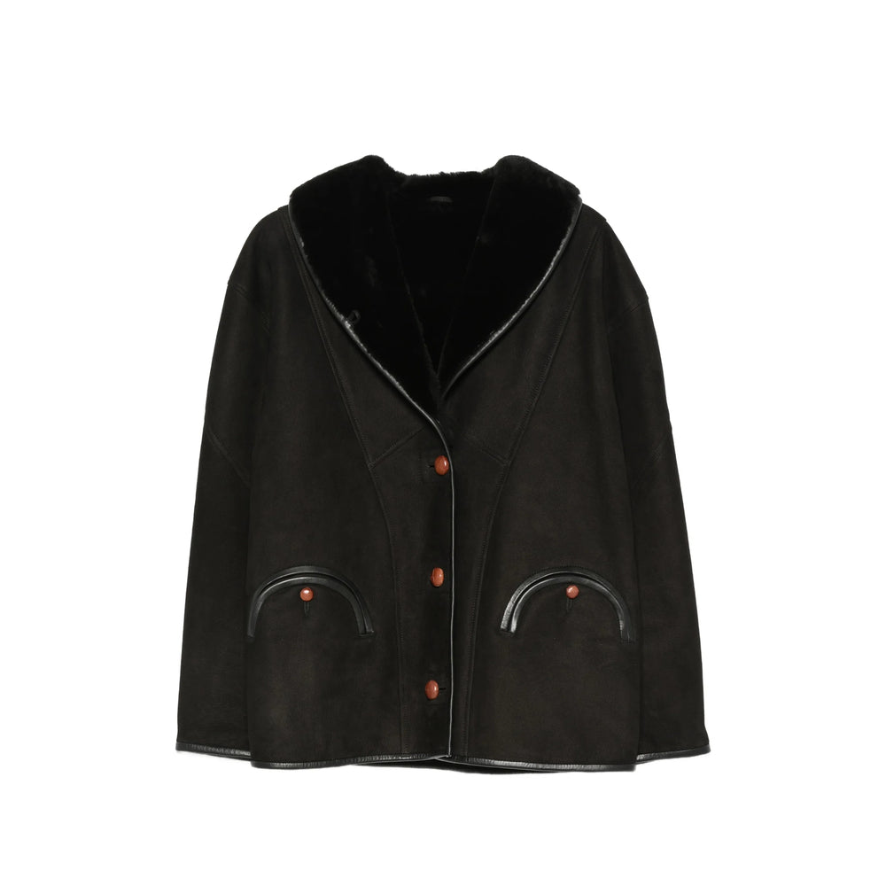 Blazé Milano Black Jackets - Faux Fur & Shearling Jackets Women