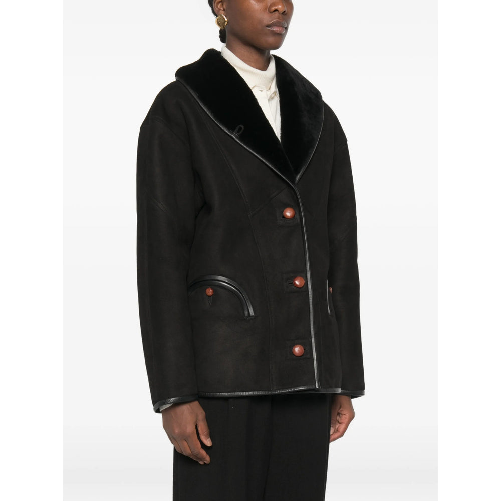Blazé Milano Black Jackets - Faux Fur & Shearling Jackets Women