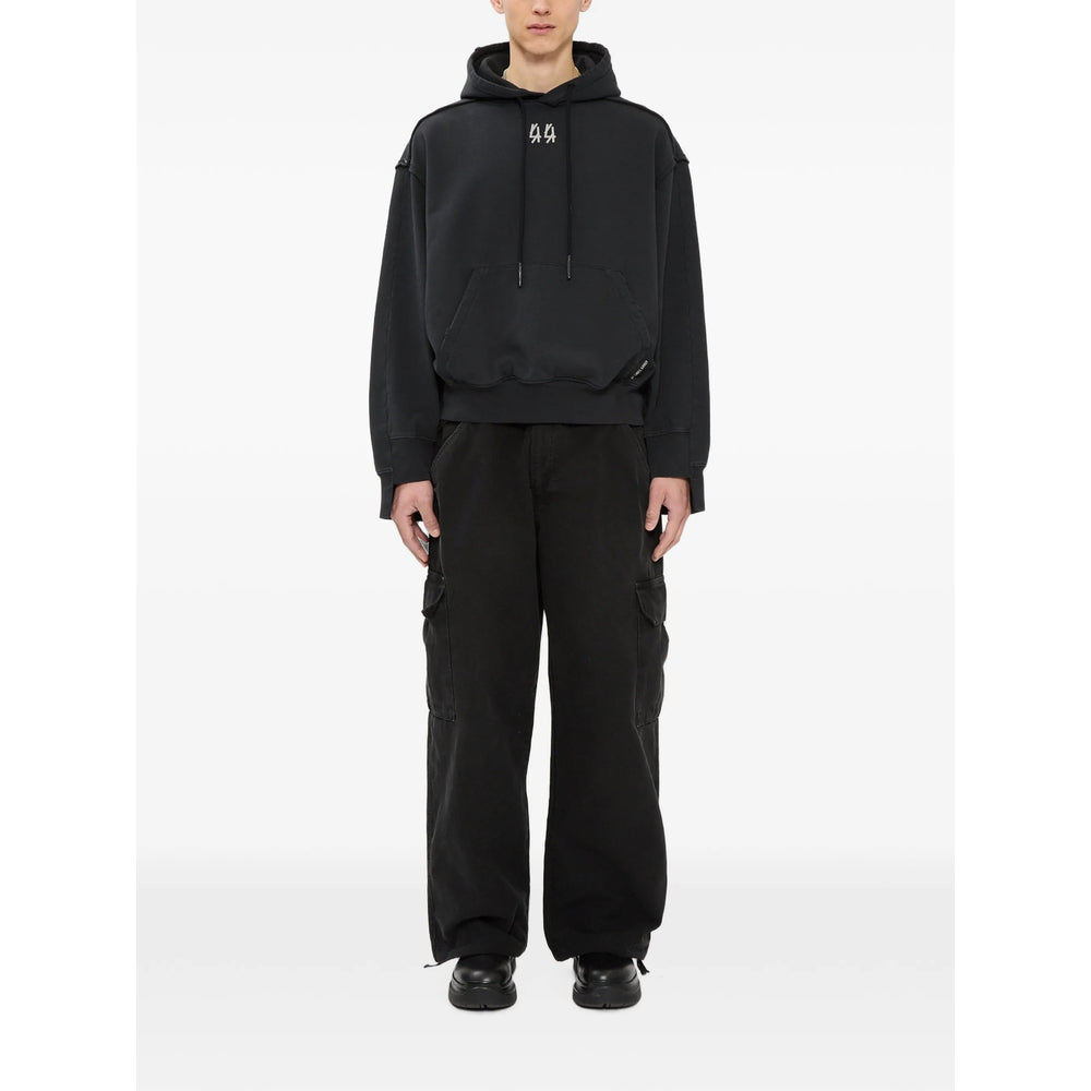 44 Label Group Black Sweaters & Knitwear - Hoodies Men