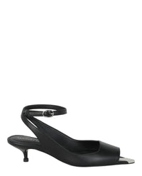 Alexander McQueen Womens Punk Peep Toe Sandals