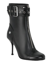 Alexander McQueen Womens Buckle Detailed Ankle Boots