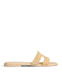 Celine Women Triomphe Suede Mule