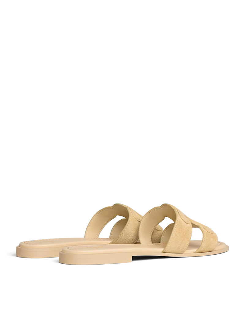 Celine Women Triomphe Suede Mule