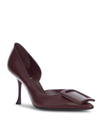 Roger Vivier Roger Vivier Women Leather Décolleté With Tone-On-Tone Buckle