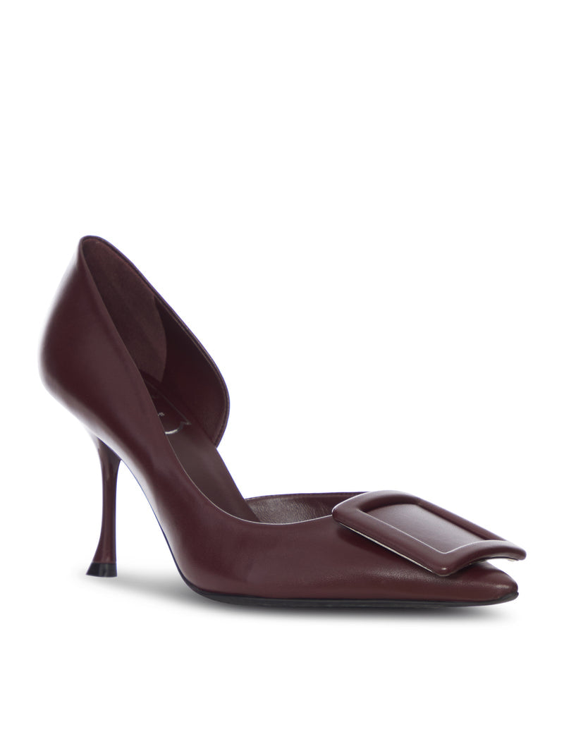 Roger Vivier Roger Vivier Women Leather Décolleté With Tone-On-Tone Buckle