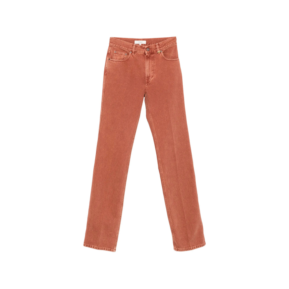 Chloé Chloé Orange Denim - Straight-Leg Jeans Women