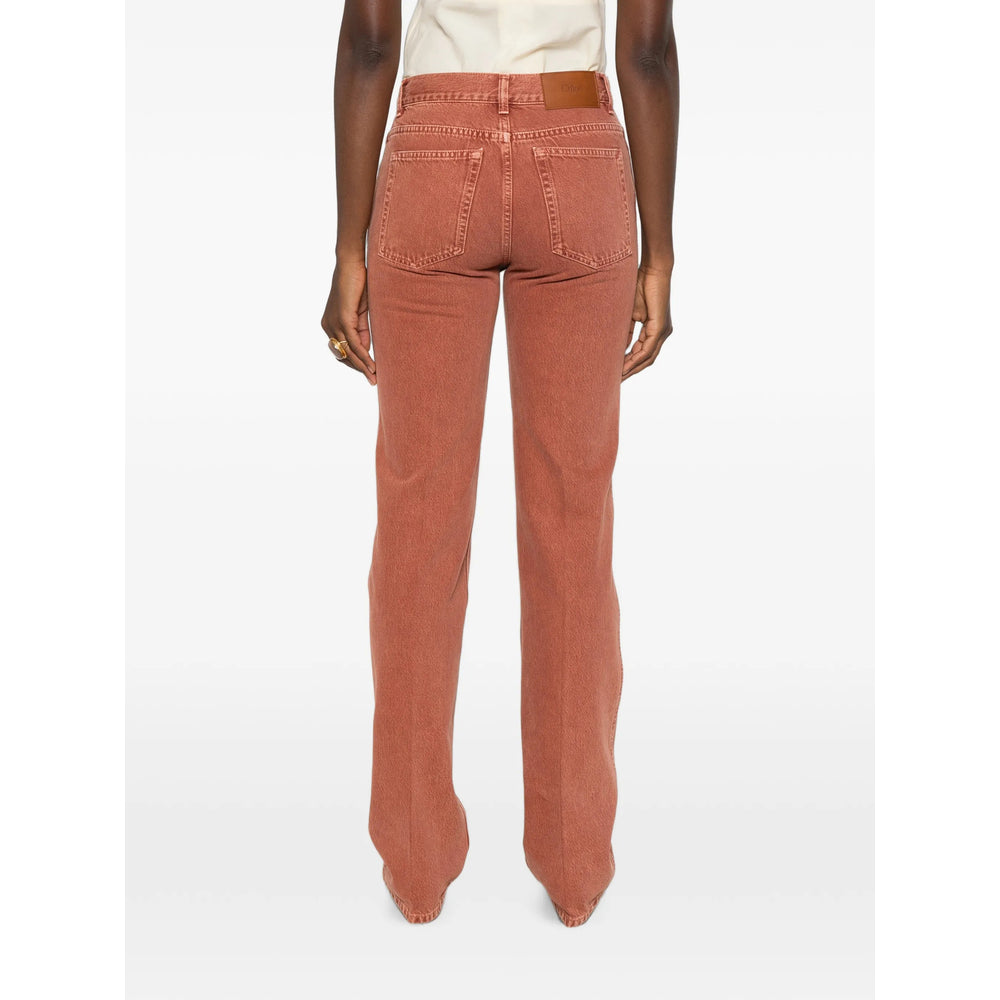 Chloé Chloé Orange Denim - Straight-Leg Jeans Women