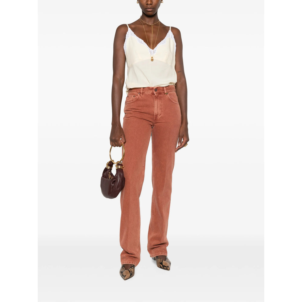 Chloé Chloé Orange Denim - Straight-Leg Jeans Women