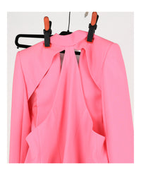 Alexander McQueen Womens Slashed Single-Breasted Blazer