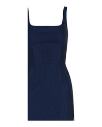 Alexander McQueen Womens Zip Slash Midi Dress