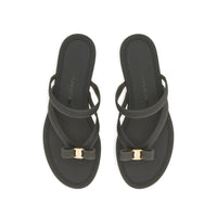 Ferragamo Black Flip-Flops & Slides Women
