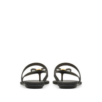 Ferragamo Black Flip-Flops & Slides Women