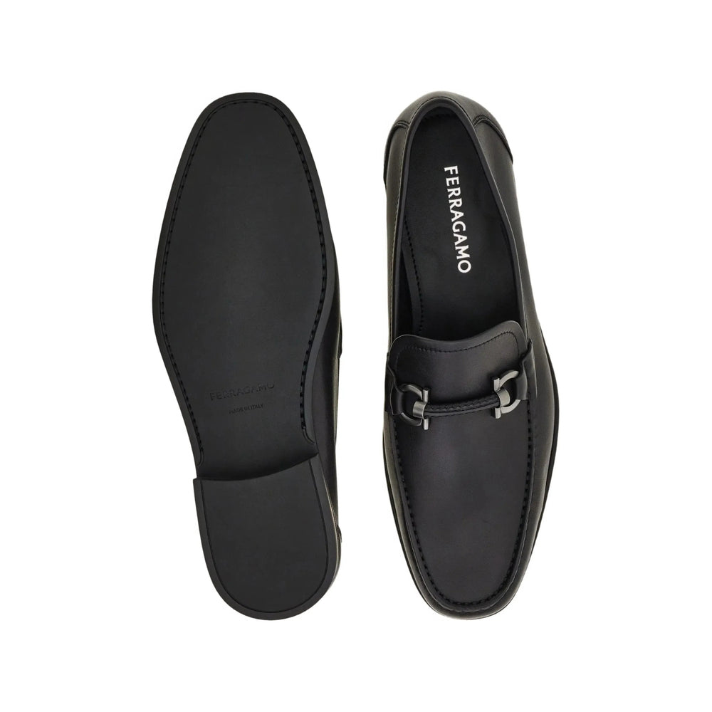 Ferragamo Black Loafers Men