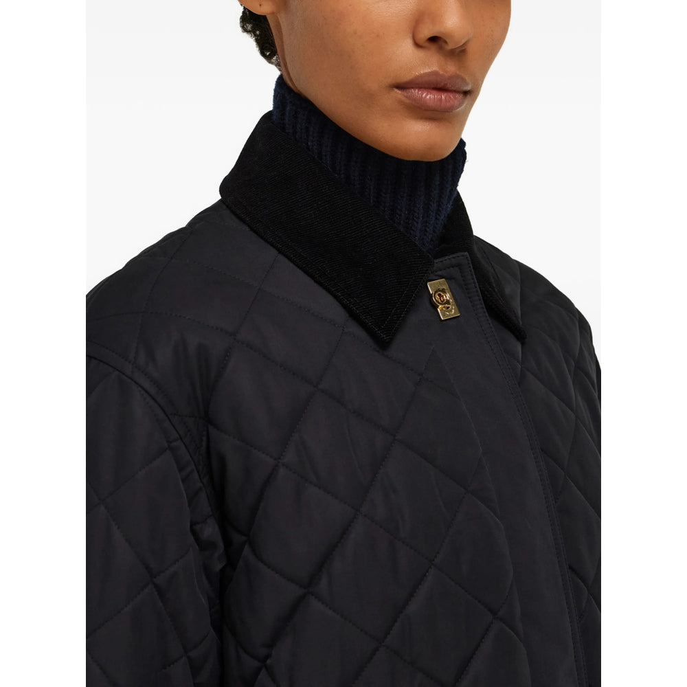 Ferragamo Black Jackets - Puffer Jackets Women