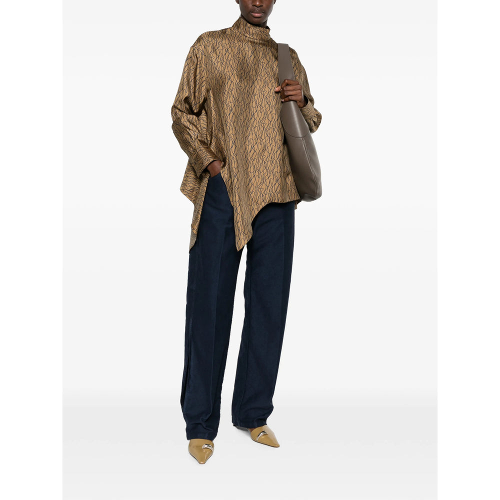 Ferragamo Brown Tops - Blouses Women