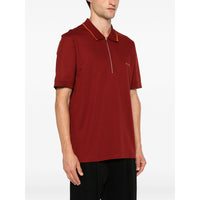 Ferragamo Red Polo Shirts Men