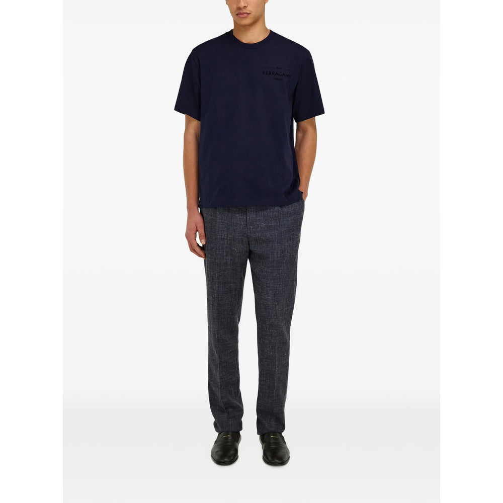 Ferragamo Blue T-Shirts & Vests - T-Shirts Men