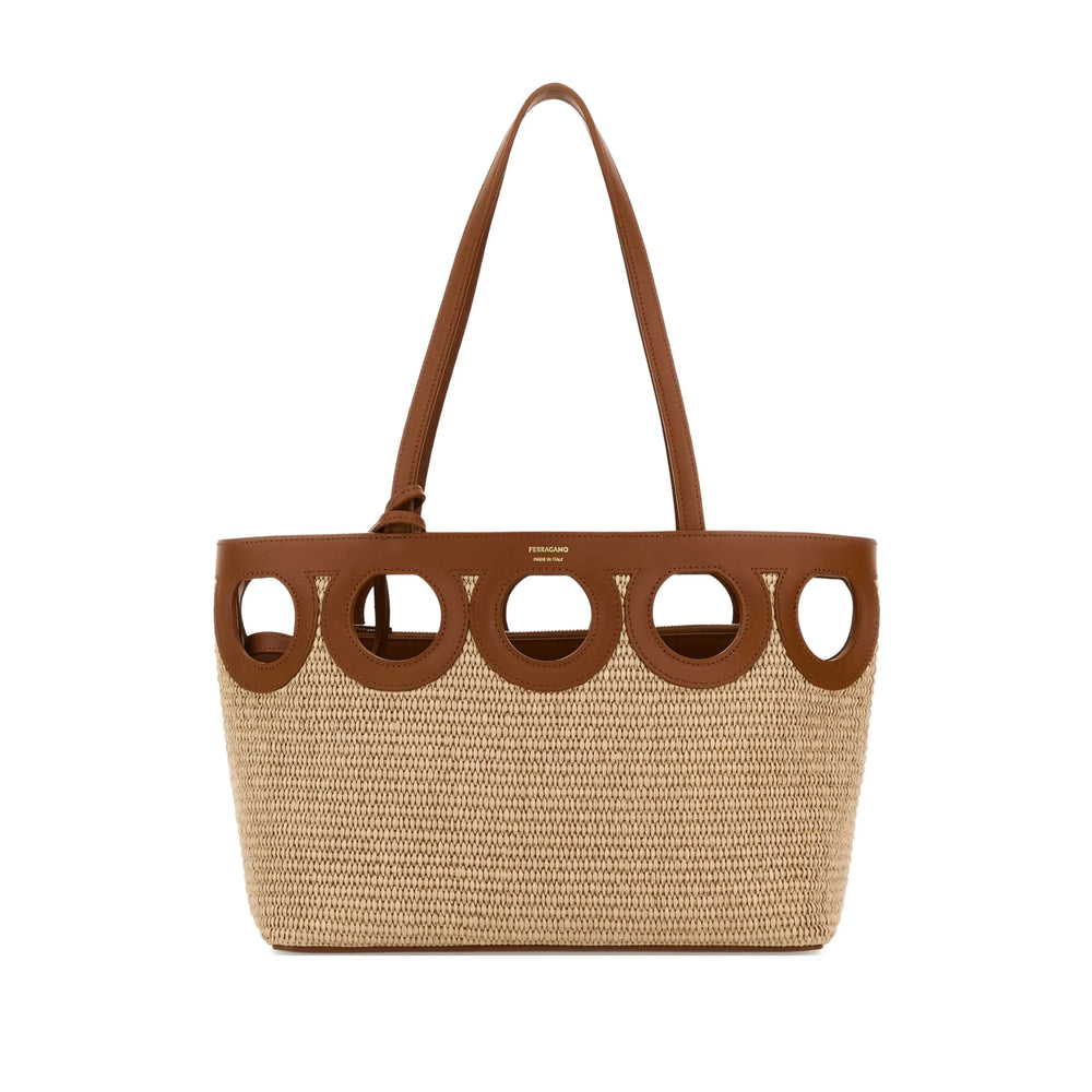 Ferragamo Brown Shoulder Bags Women