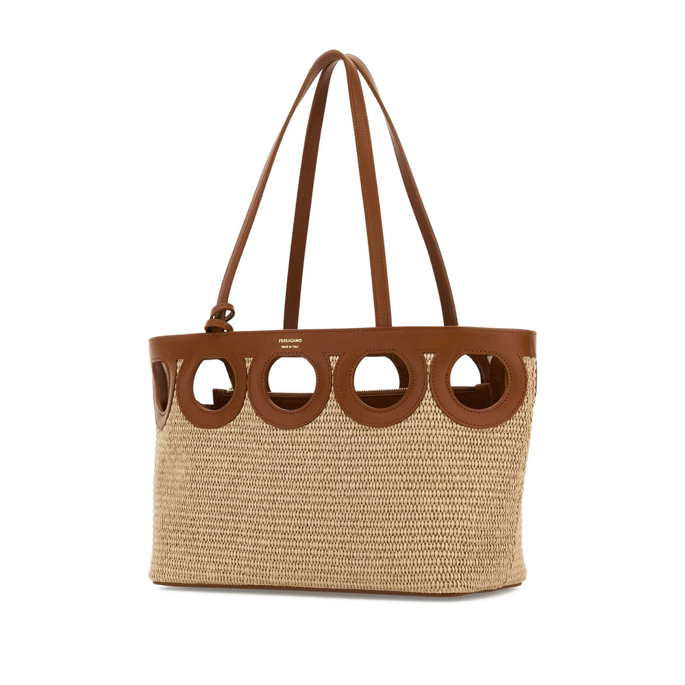 Ferragamo Brown Shoulder Bags Women