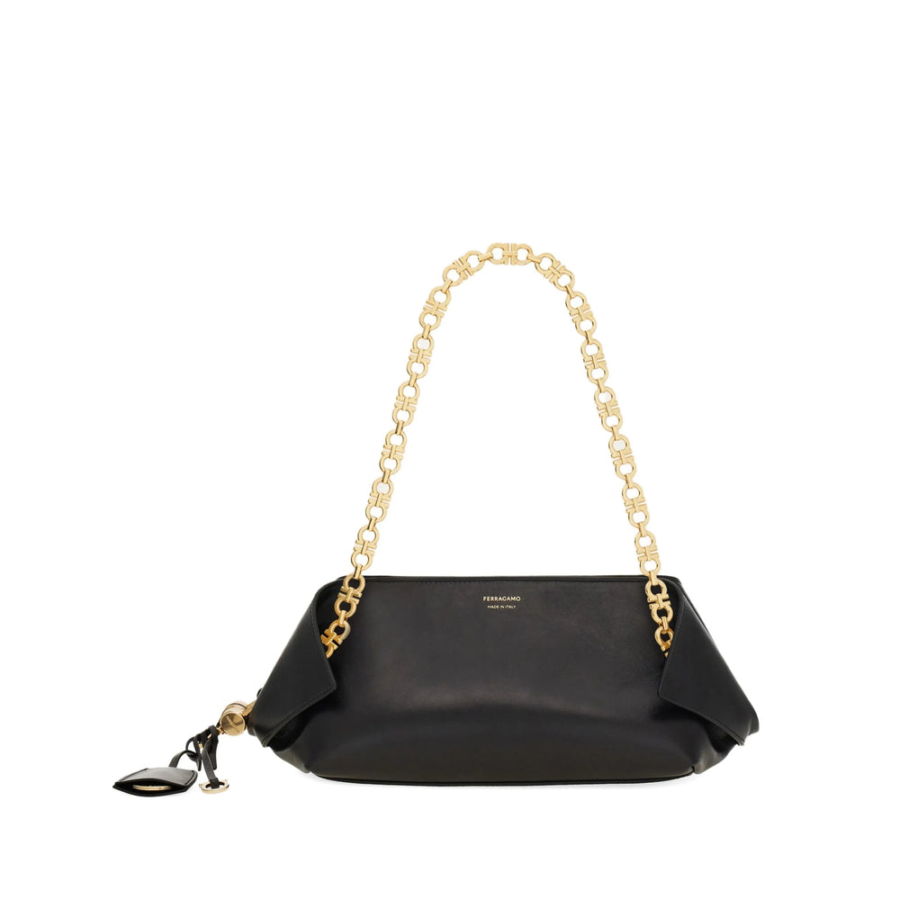 Ferragamo Black Shoulder Bags Women