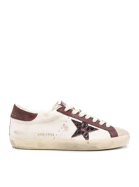 Golden Goose Deluxe Brand Men Superstar Sneakers In Nappa With Croco Star