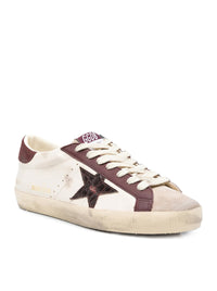 Golden Goose Deluxe Brand Men Superstar Sneakers In Nappa With Croco Star