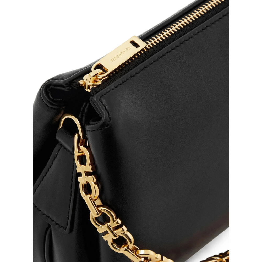 Ferragamo Ferragamo Black Satchels & Cross Body Bags Women