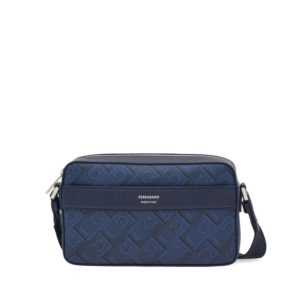 Ferragamo Ferragamo Blue Messenger Bags Men