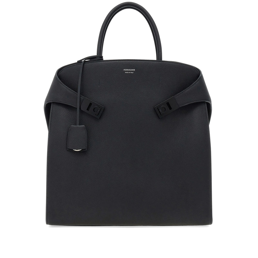 Ferragamo Black Tote Bags Men