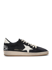 Golden Goose Deluxe Brand Golden Goose Deluxe Brand Men Ball-Star In Dark Blue Suede With White Leather Star