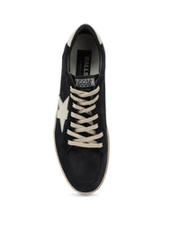 Golden Goose Deluxe Brand Golden Goose Deluxe Brand Men Ball-Star In Dark Blue Suede With White Leather Star