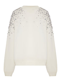 Golden Goose Deluxe Brand Golden Goose Deluxe Brand Women Crew-Neck Sweatshirt With Jeweled Appliqués