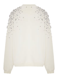 Golden Goose Deluxe Brand Golden Goose Deluxe Brand Women Crew-Neck Sweatshirt With Jeweled Appliqués