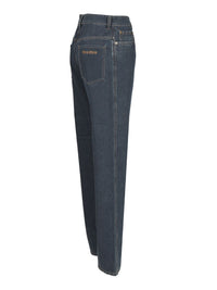 Miu Miu Women Straight-Leg Denim Trousers
